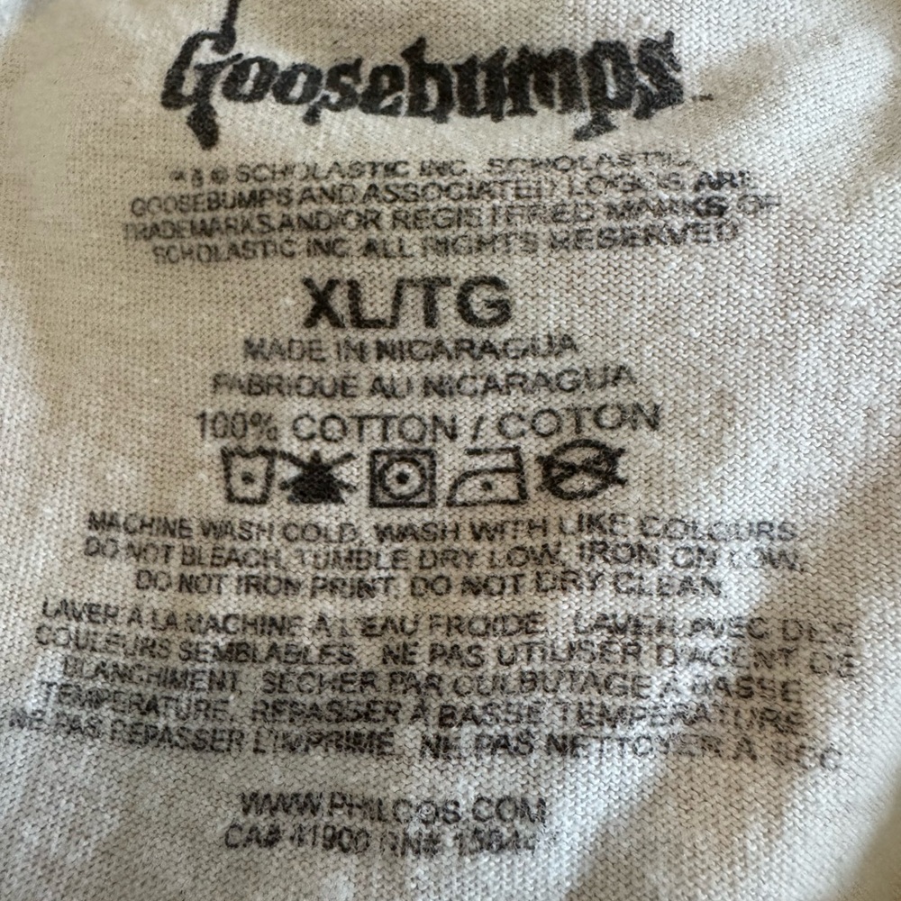 Goosebumps Thrill Cream Graphic T-Shirt - Picture 4 of 4